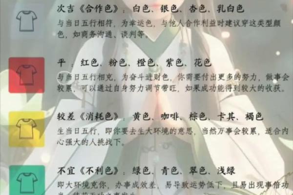 每日五行穿衣指南2025年4月9日 每日五行穿衣指南2025年4月9日