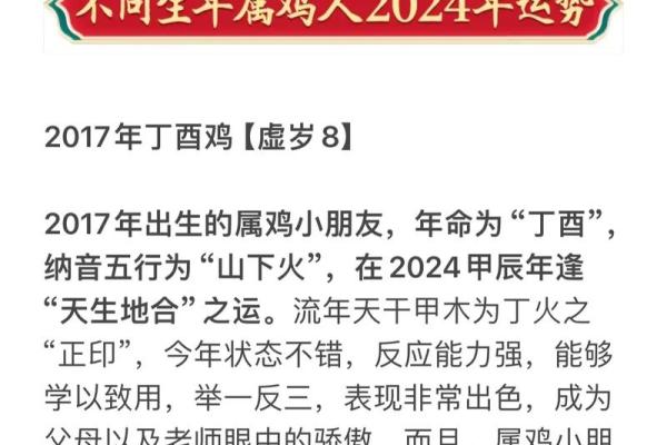 龙年属鸡的运势怎么样2024 2024龙年属鸡运势解析财运事业感情全揭秘