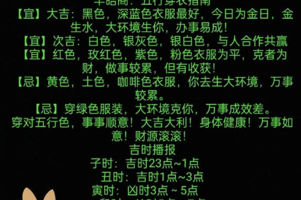 每日五行穿衣指南2024年3月4日 每日五行穿衣指南2024年3月4日