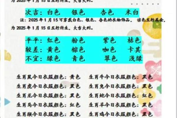 2025年3月9日今日五行穿衣颜色大吉 2025年3月9日今日五行穿衣颜色大吉