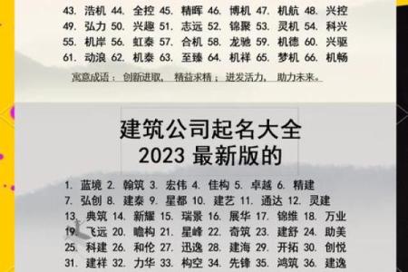 公司起名常用字-姓名学姓名